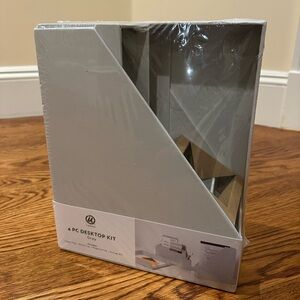 Gray 4-Piece Desktop Kit Brand New